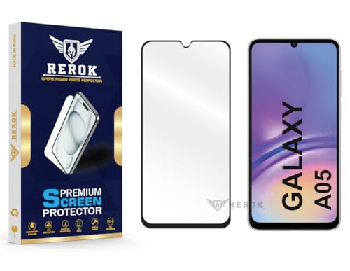 Image of Gorilla Tempered Glass Screen Protector Compatible with Samsung Galaxy A05 [Pack of 1] | Edge-to-Edge, Bubble-Free, Case Friendly, Easy Installation Kit