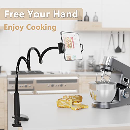 image for MAGIPEA Tablet Stand Holder, Mount Holder Clip with Grip Flexible Long