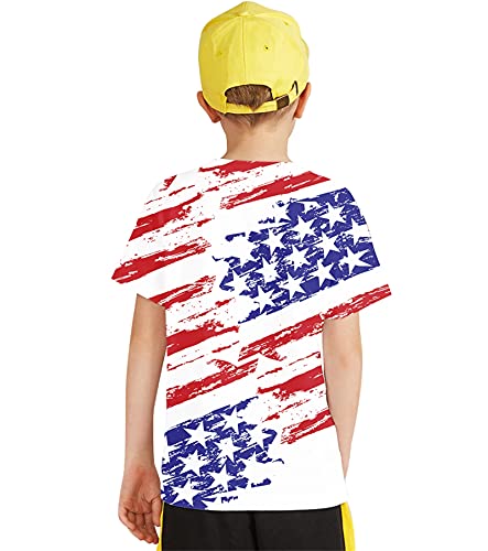 Image of Linnhoy Kids 3D Print Fashion Graphic T-Shirts for Boys Girls 6-16 Years