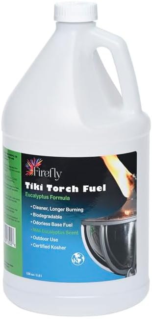 Firefly tiki torch fuel — clean-burning outdoor lamp oil