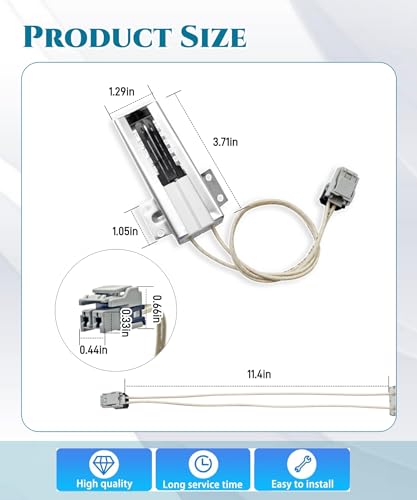 Image of WB13X24755 Gas Range Oven Igniter Fits For GE Oven /Stove /Range,Replaces 4379285,AP6031034, PS11762350,EAP11762350,41-227 Range Broil Igniter