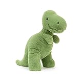 Jellycat Fossilly T-Rex Dinosaur Stuffed Animal, Medium 11 inches - Dinosaur Plush Toy - Classic Children's Gift