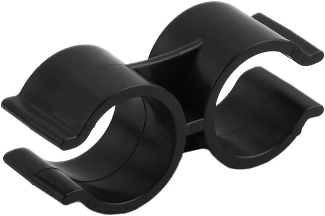 Lot de 20 colliers de serrage en forme de U en PVC pour tuyau d'arrosage