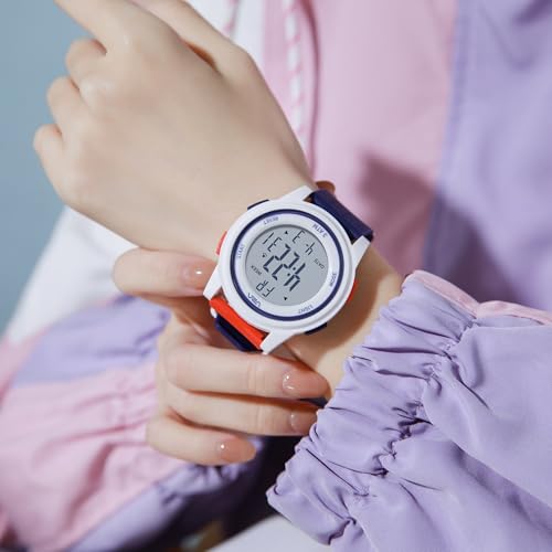 Image of V2A Nova X 2810 Digital Watch for Kids & Teens | Large Easy-Read Display | Alarm Stopwatch Backlight | TPU Sport Strap | 30M Water Resistant | Boys Girls Everyday Watch