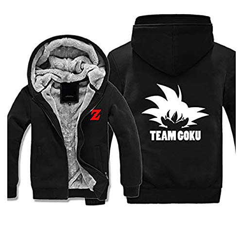 Preisvergleich Produktbild Mempire Herren Kapuzenpullover Sweatjacke mit Reißverschluss Son Goku Kakarotto Team Goku Gemusterte Sweatshirts (C,L)