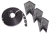 Valley View Innovative Edge No Dig edging 60 feet -with EXTRA anchor nails (48 quantity)