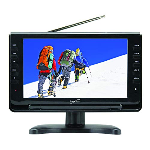 Supersonic Sc-499 Portable Widescreen Lcd Display With Digital Tv Tuner, Usb/Sd Inputs And Ac/Dc Compatible For Rvs, 9-Inch #TOP1