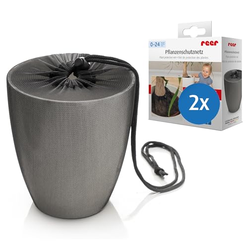 reer Pflanzenschutz-Netz, Vorteilspack, 2 Stück, für Blumentöpfe bis 30 cm Durchmesser, damit Dein Kind keine Blumenerde isst