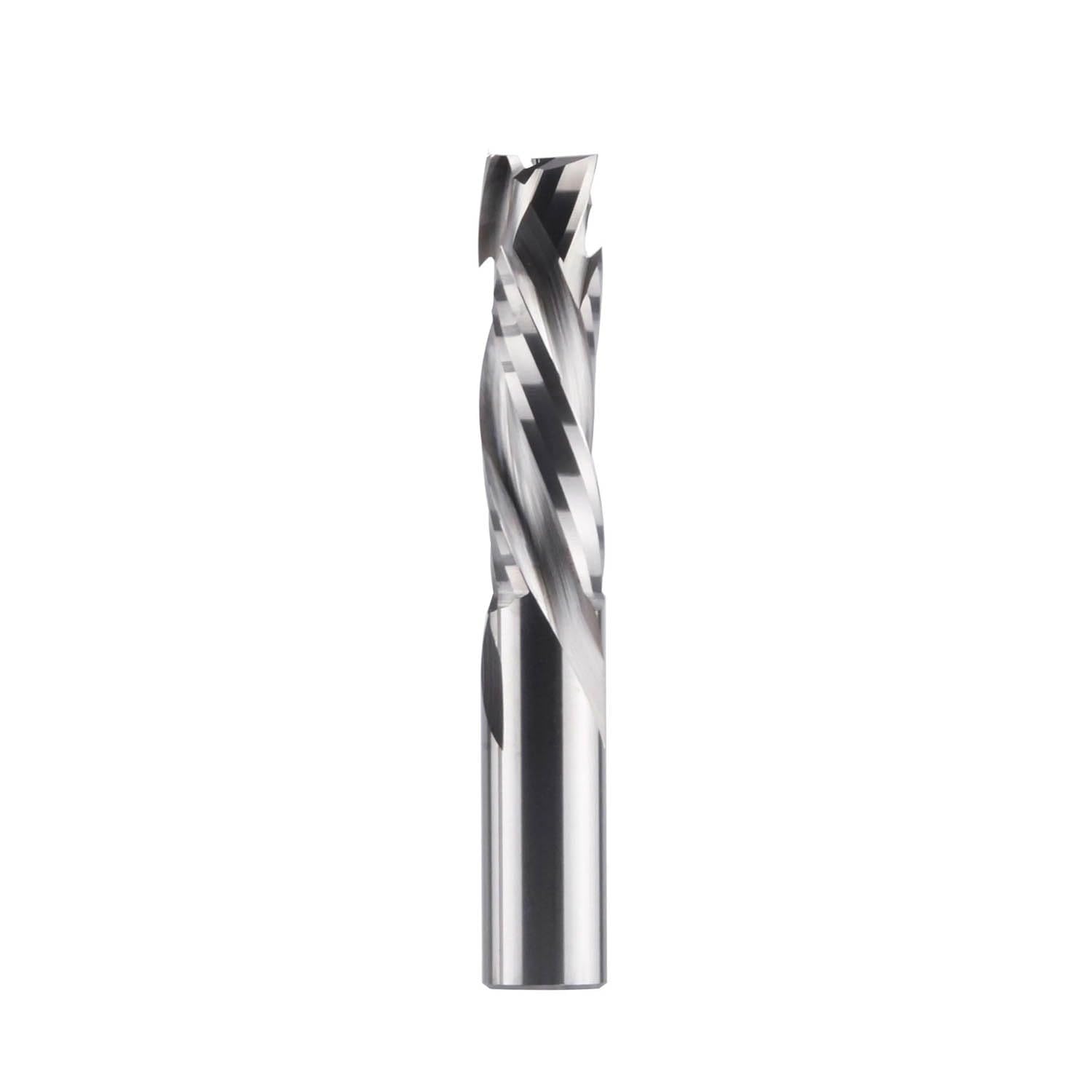 3.175mm 4mm 6mm Shank Compression Milling Cutter Woodworking UP Down Cut 3 Flutes Spiral CNC Tool Carbide End Mill Router Bits(SP3FC-D10.0-L32)