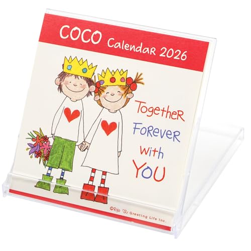 グリーティングライフ 2026年 カレンダー ココちゃん FD C-1692-RYのサムネイル