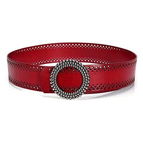 belt,belts for women, Women's Fashion Casual Belt Women‘s Hollow Flower Leather Belt (