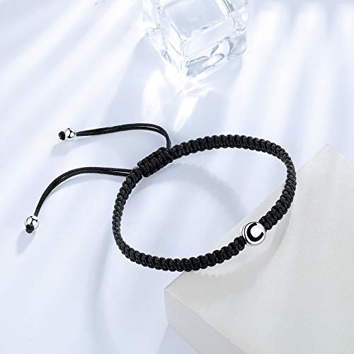 J.Endéar Bracciale Iniziale C per Donna Uomo