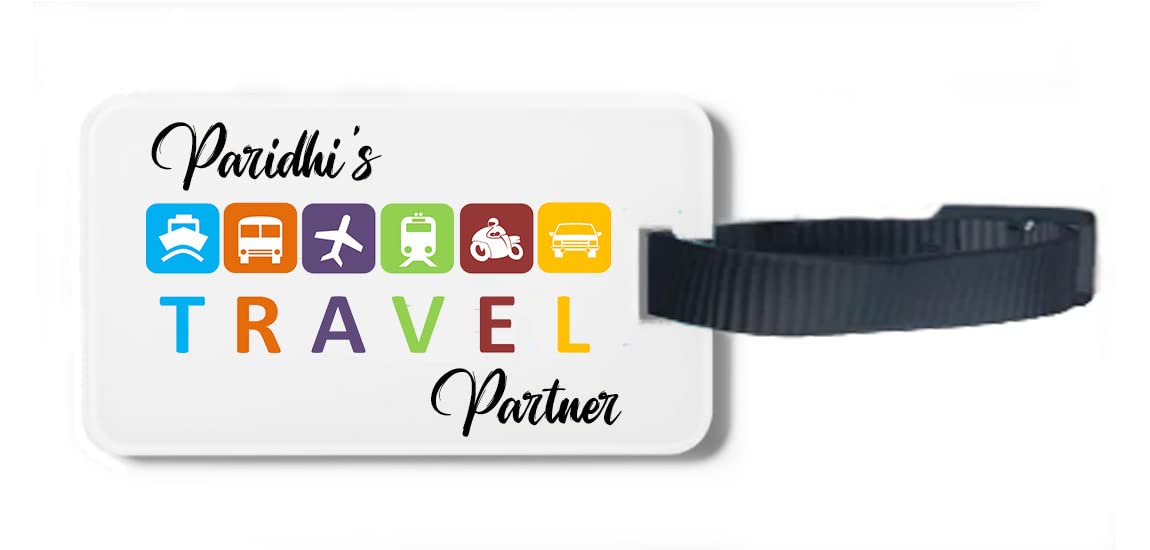 Paridhi's Travel Partner Name Luggage Tag customised Personalized Tour Travel Tag 02