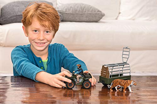 Schleich 42475 Wild Life Spielset - Großer Truck Tierrettung, Spielzeug ab 3 Jahren & 42351 Wild Life Spielset - Quad… – Bild 7