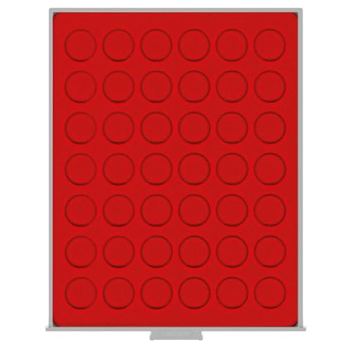 Bandeja para Monedas Standard LINDNER de 42 hoyos redondos para piezas de 29,5 mm 4