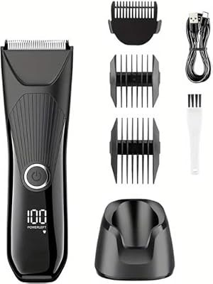 Hair Clippers Unisex Electric Clipper with Base for Home Use, Rechargeable USB Charging