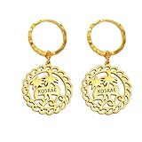 New 2025 Kiribati/Guam/Chuuk/Kwajalein/Hawaii/Pohnpei/Earrings Women Her Gold Color Jewelry Coconut Tree Earring With For You Jewelry Fashion Accessories Creative Gift