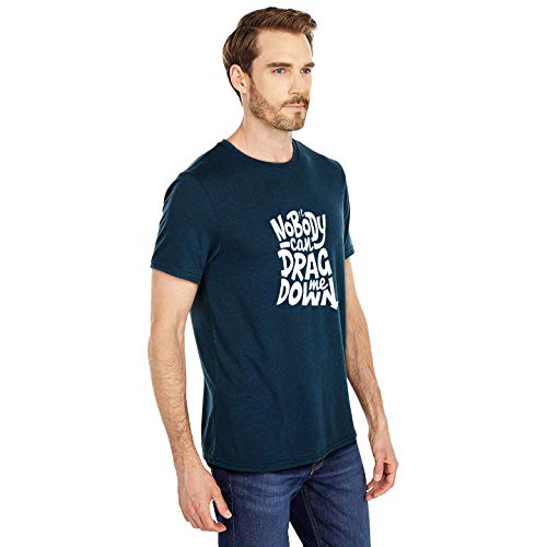 Image of T-Shirt for Men Nobody CAN Drag ME Down Quote Tees