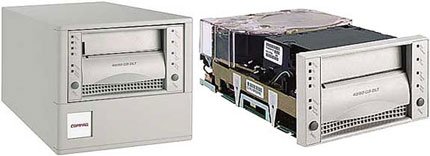 HP 154871-003 40/80GB DLT 8000 internal tape drive (Carbon color) - Low Voltage Differential/Single-Ended (LVD/SE) SCSI