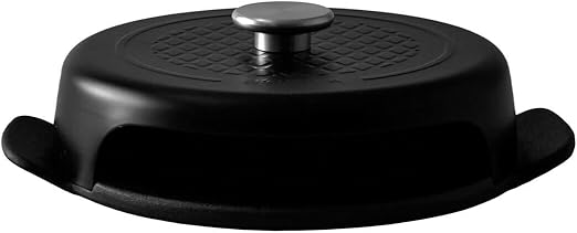 Four à mini Pizza BBQ Boska – Fonte & acier / Noir – 19x23x6 cm