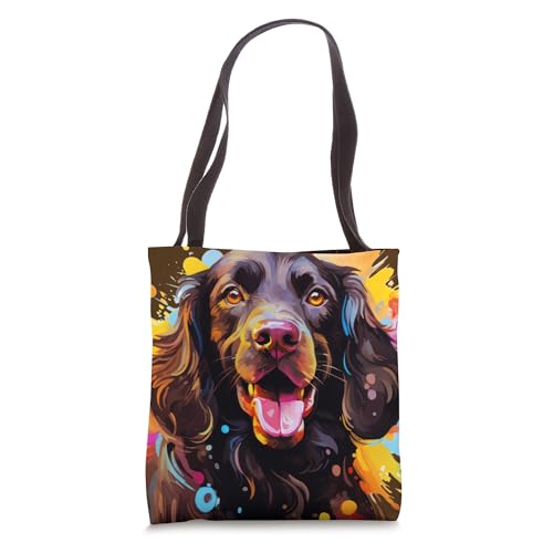 Bolso tote con retrato de Boykin Spaniel | Arte en color miniatura 1