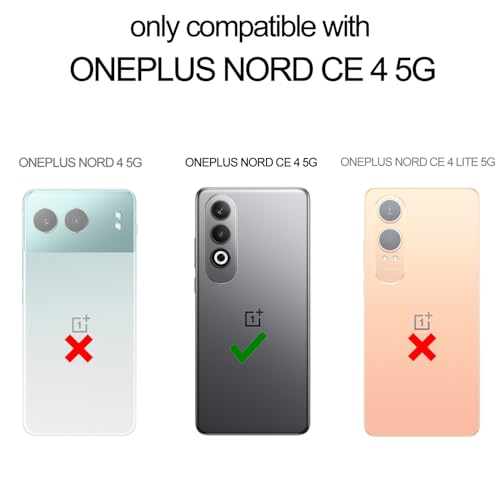 Image of COLORflow Back Cover Compatible with OnePlus Nord CE 4 5G | Black Matte Finish | MAG-Safe | Slim Soft Touch Case with Anti-Slip Grip & Camera Protection