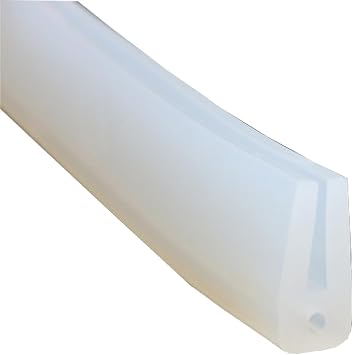 Clear Rubber U Channel Edge Trim Rubber Edge Trim Silicone Door Seal Strip Metal Edge Guard 3meters Long 10mm Wide Height 20mm
