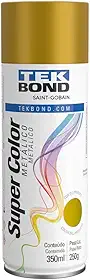 Tinta Spray Ouro Metálico Aerossol TekBond Tekbond 350ml/250g