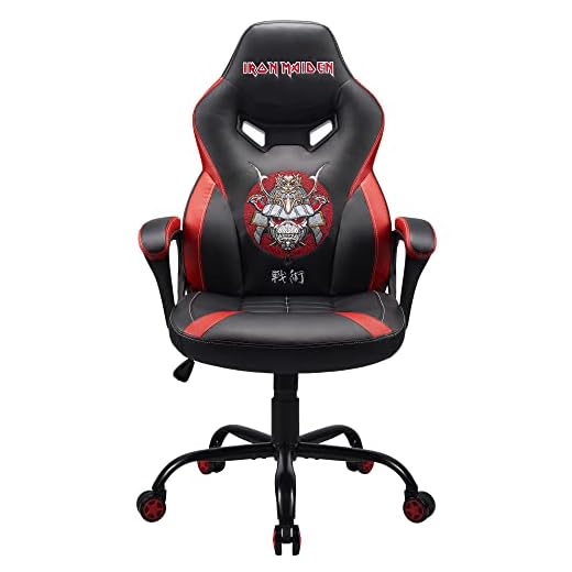 Subsonic Iron Maiden - Silla Gaming - Asiento Gamer para Escritorio - Sillon de Oficina Tall S/M