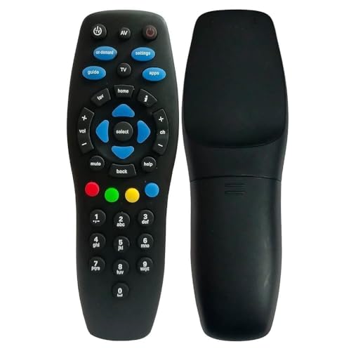 Image of BLACKSHEEP Compatible for Tata Sky Remote Original of Set Top HD Box and Suitable for SD Tata Play Setup Box Remote Control- Black