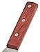 Update International Stainless Steel Solid Flexible Turner with Wood Handle, 14-1/2-Inch