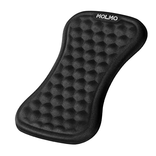 MOLMO Elbow Rest Pad Ergonomic Wrist Rest Pad, Memory Foam Arm Elbow Rest Pad for Desk, Relieve Elbow Pain Armrest Wrist Support with Non-Slip Base for Office & Home(7.87X4.72X0.59inches,Black, 1Pcs)