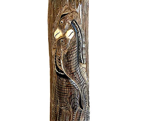 All Seas Imports Gorgeous Unique Hand Chiseled Wood African Style Giraffe Wall Decor Mask