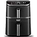 COSORI TurboTower Dual Air Fryer 10.8L, Space-Saving Double Stack Airfryer, Turbo Blaze Tech for Faster & Even Crisp Results, 3-Layer Cooking to Prepare Full Meals at Once, Energy Efficient