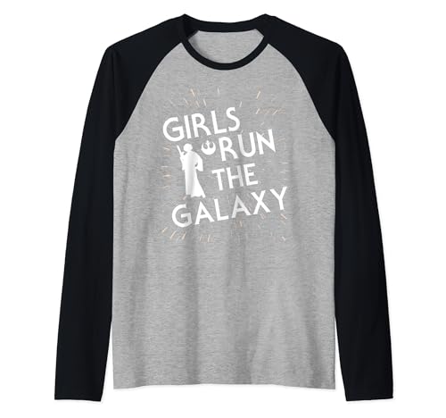 Star Wars Girls Run The Galaxy haut raglan respirant et souple pour le sport et l'école