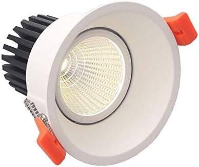 5W LED Ceiling Recessed Flushed Mounted Circle Light Lighting Concave Lens Picture Project Black Pure White