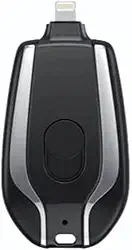 Bateria Portátil Emergencial Universal Chaveiro Power Bank (LIGHTNING, PRETO)