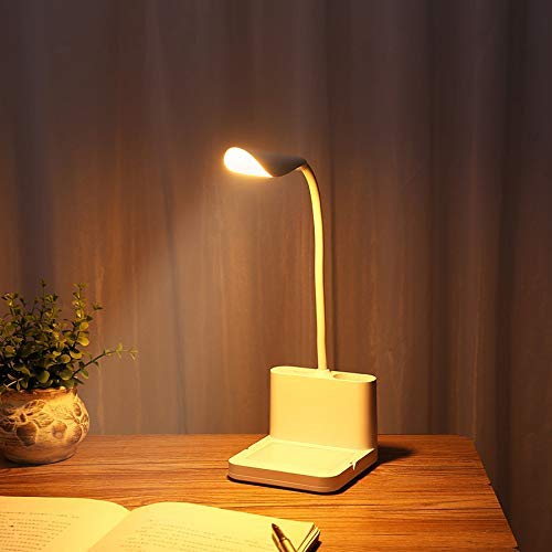 Lampa biurkowa Led ładowana na usb naciśnij lampa stołowa do nauki czytania książek praca w biurze dzieci lampka nocna różowa dioda LED;