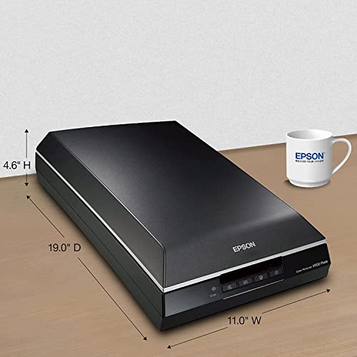 Epson Perfection V600 Photo Wired Usb Connectivity Color Scanner - 6400 X 9600 Dpi, Enlargements Up To 17" X 22" Flatbed Image Scanner #TOP7