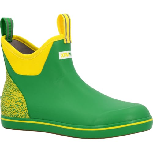 Image of XTRATUF Men's Tailgate Ankle Deck Boot, Green, Size 8(M)