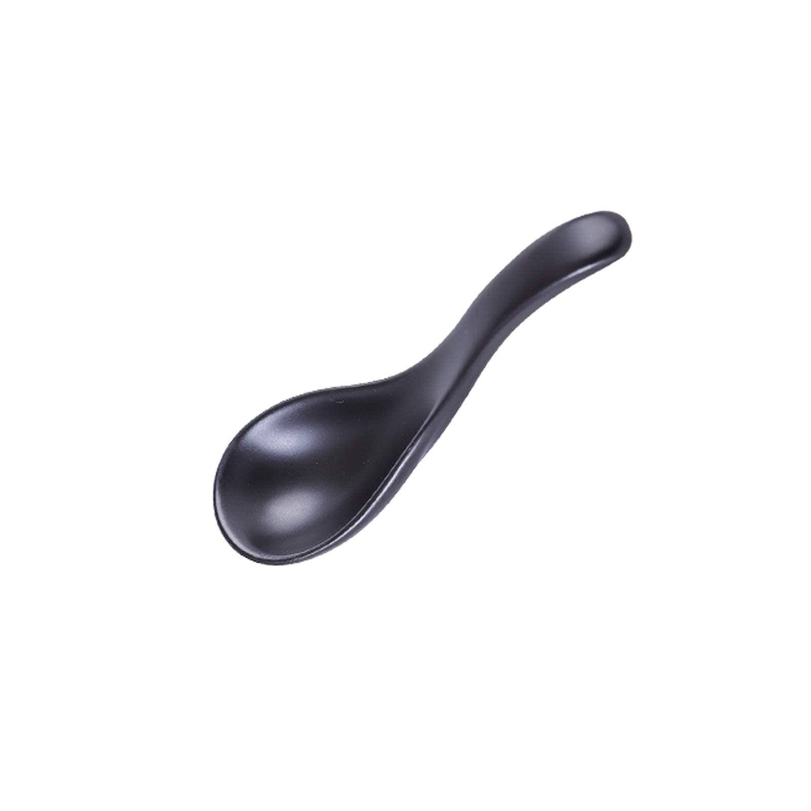 Cuillère en céramique anti-rayures pour soupe et service de table quotidien