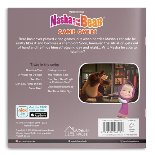 Masha and the Bear: Game Over (Story Book)