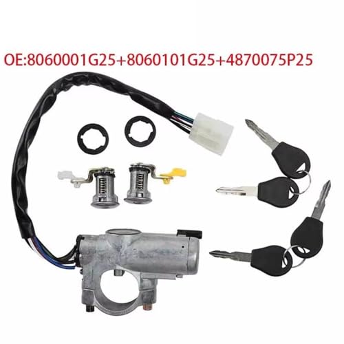 Interruptor de encendido Nissan D21 repara fallos de arranque bombín cerradura 8060001G25 3