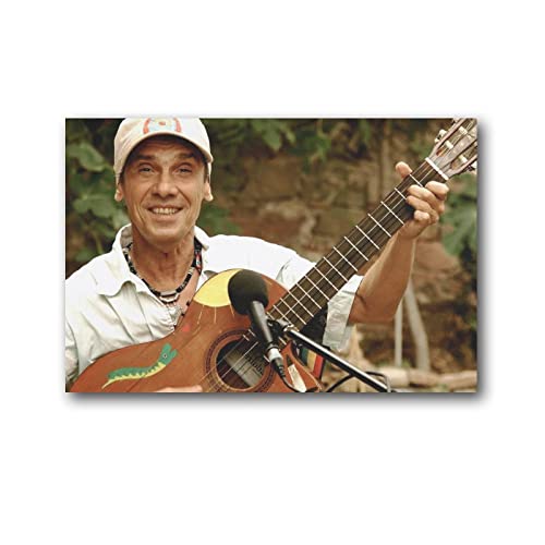 LINBAI Poster du chanteur espagnol Manu Chao (21) Décoration d'intérieur Poster mural à suspendre Poster décoratif 20 x 30 cm