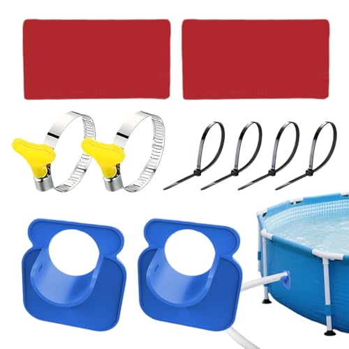 Soporte para tubería de piscina, soporte de tubería ajustable, suministros de spa para usuarios de negocios, hogar, patio, familia, amigos, mujeres, usuarios domésticos