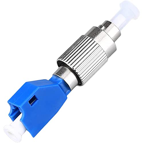 Ronlok Adaptador para localizador de fallos visuales de 1 pieza, adaptador para conector de fibra óptica híbrida, adaptador hembra LC de 9/125 Um un modo único