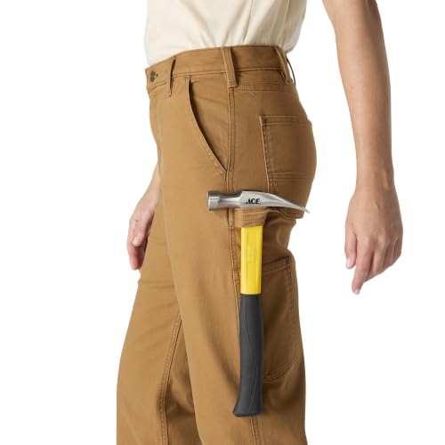 Carhartt Women's The Carpenter Canvas Pant, Carhartt Brown, 10 by Carhartt - Used condition - Image 3