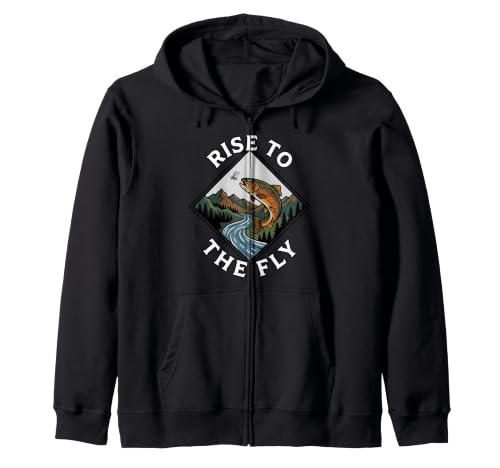 Fly Fishing Trout Angler Rise To The Fly Outdoor Art �W�b�v�p�[�J�[