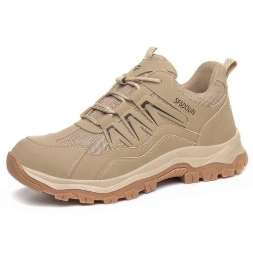 Image of Steel Toe Safety Shoes for Men Light Comfort Work Shoes.