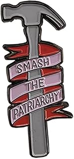 AOTEMAN Smash The Patriarchy Pin for Feminist